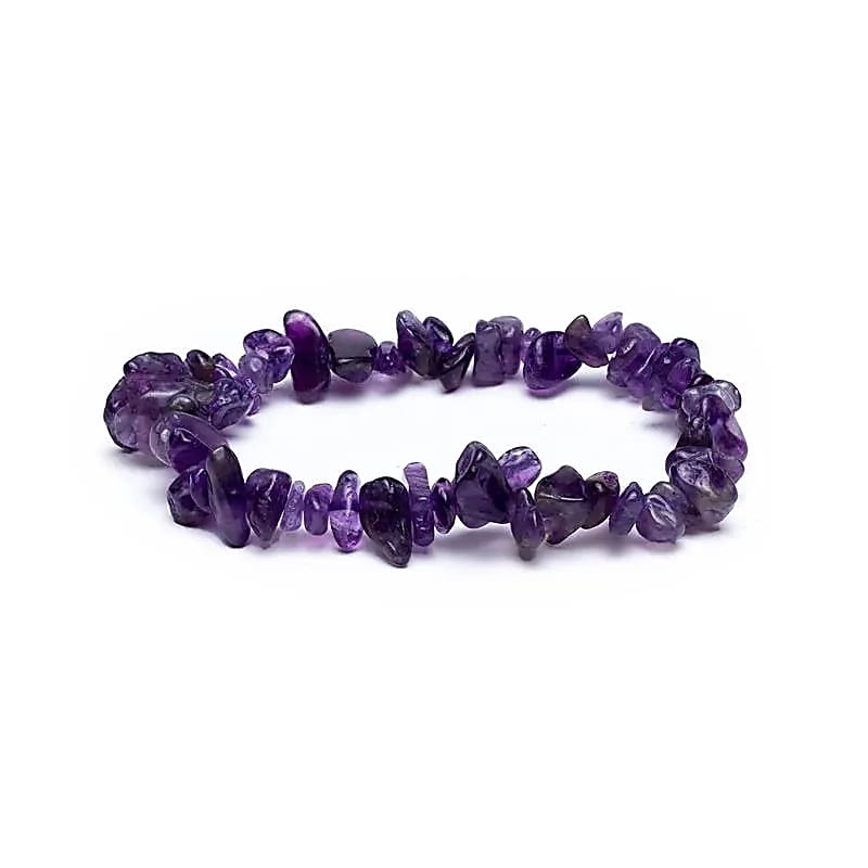 Amethyst bracelet chips